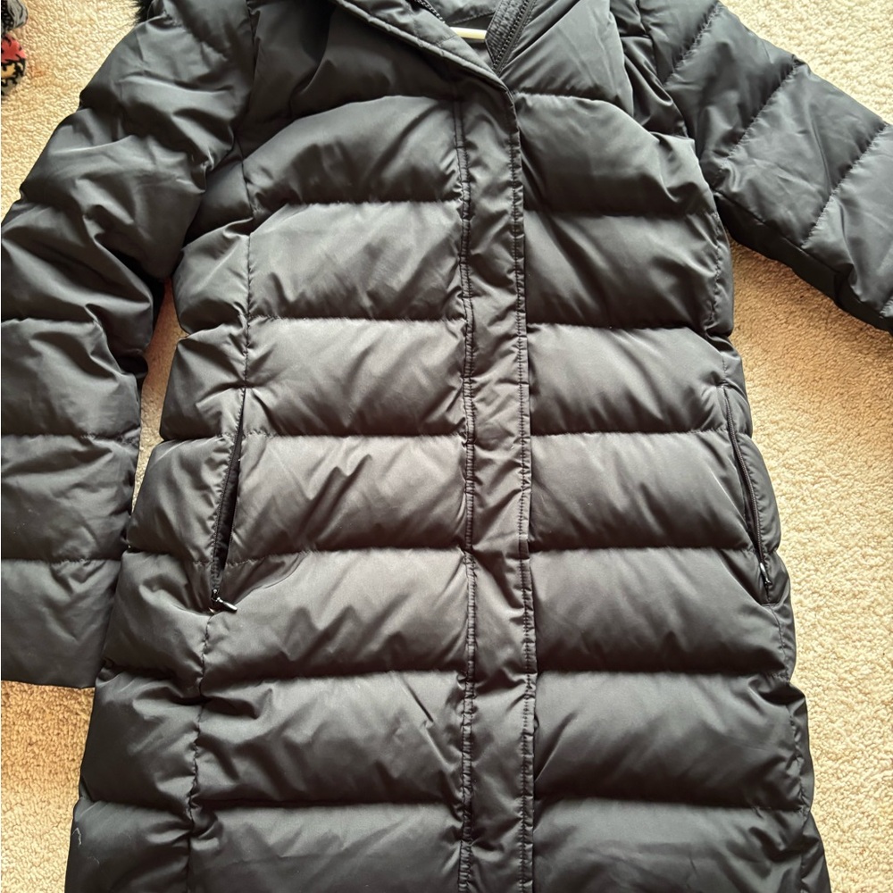 Lands' End Women's Classic Black Puffer Jacket